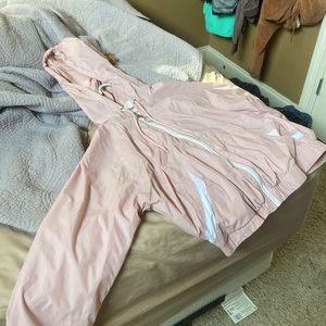 Zip up pink jacket